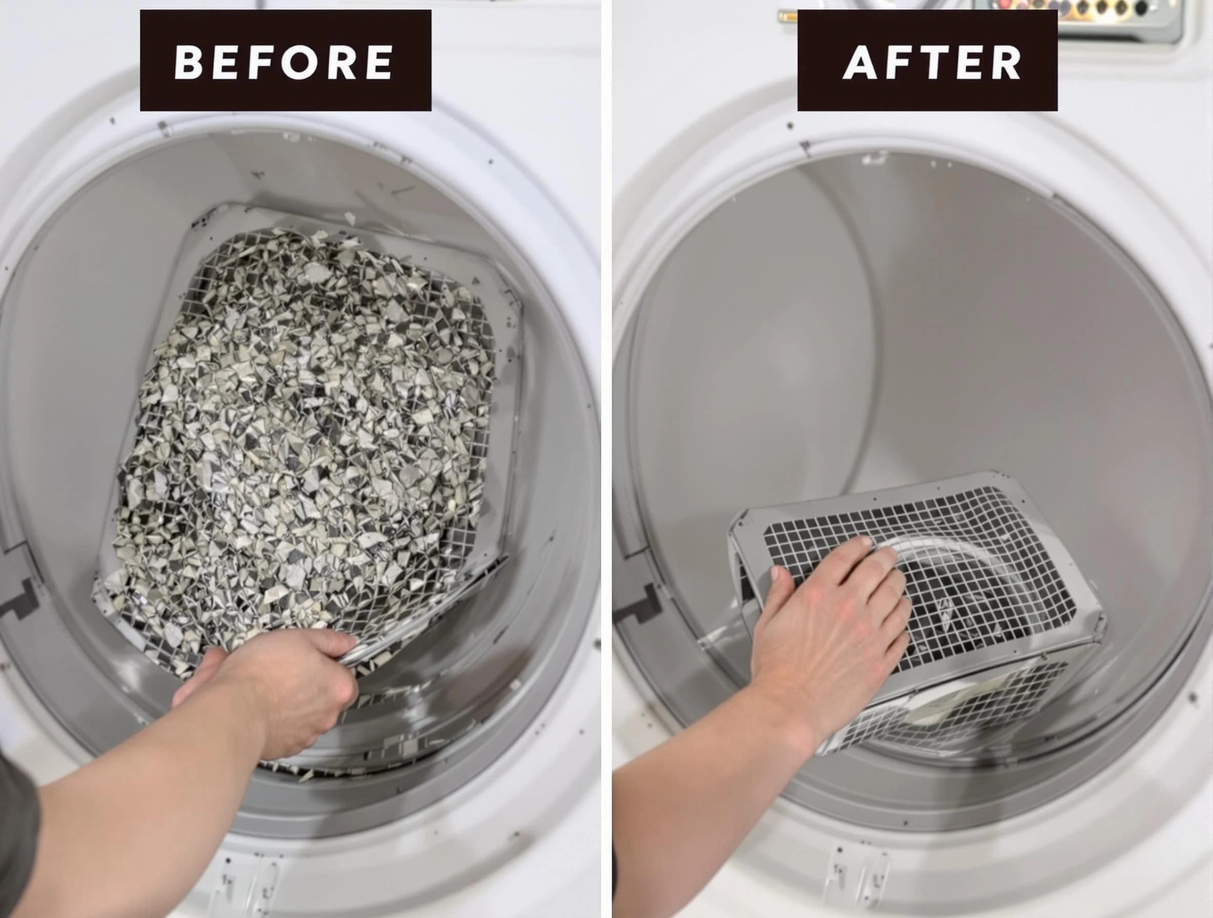 Professional lint trap cleaning by Cherry Hills Village Dryer Vent Cleaning in Cherry Hills Village