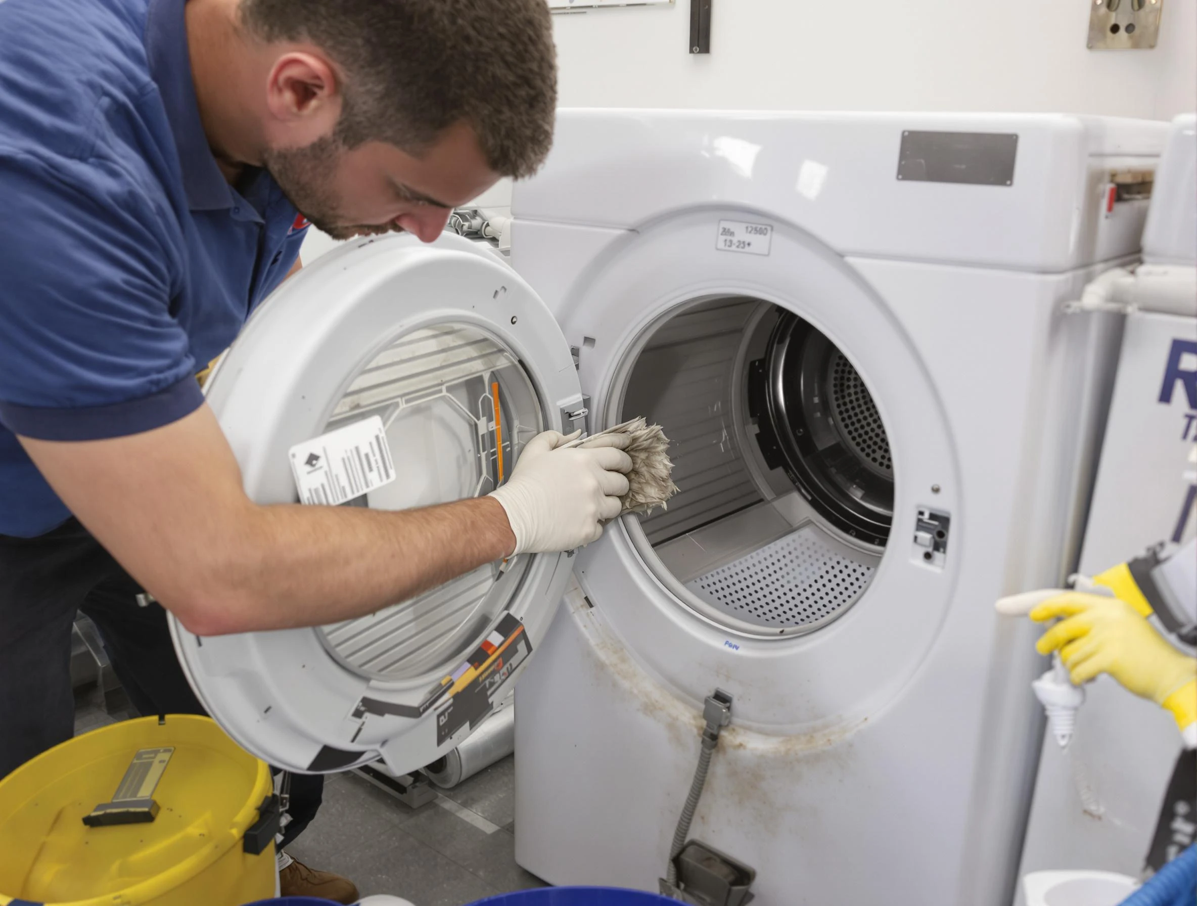 Cherry Hills Village Dryer Vent Cleaning specialist performing detailed lint trap cleaning service in Cherry Hills Village